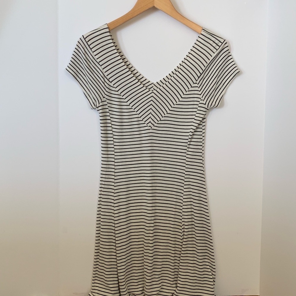 Striped mini dress